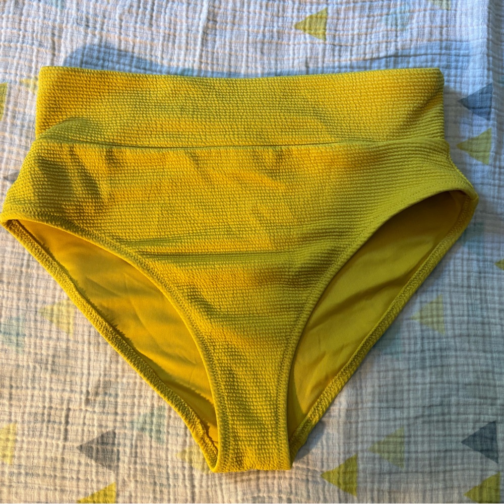 Old Navy Bright Yellow Bikini Bottoms